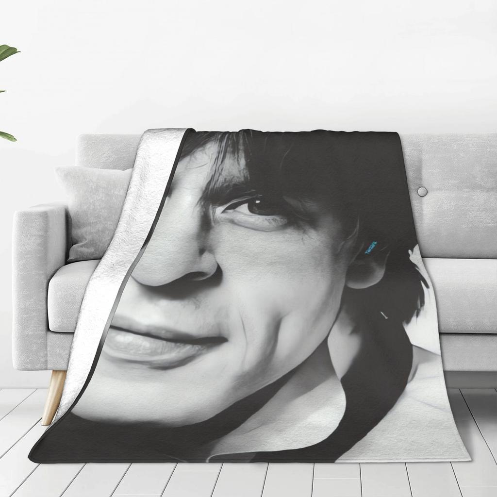 Large Oversized Celebrity Po Blanket Throw Plush Fleece Sofa Cozy Decorative Gift For Boy Girl Pop Art 150X200Cm