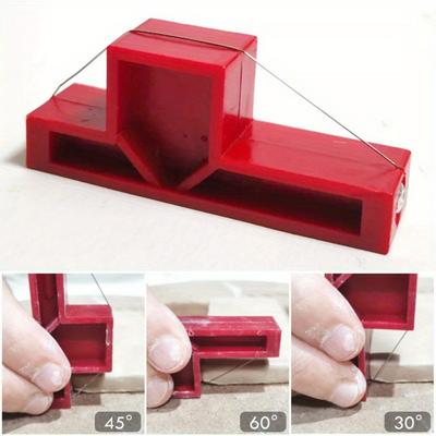 1PC Angle Cut Clay Tool and Wire Miter Clay Trim Tool for Pottery and Sculpture DIY Ceramic Clay Trim Modeling Tool