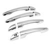 For Hyundai Tucson 2015 2016 2017 2018 2019 2020 Car Carbon Fiber Style Exterior Door Handle Moulding Cover Trim Decor ABS Auto