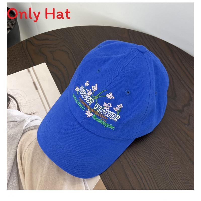 Embroidered Cotton Baseball Cap For Women With Sun Protection And Breathability Perfect For Casual Wear