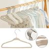 10pcs Adult Drying Rack,Velvet Hangers Non-Slip Rotin Clothes Hangers,Closet Organizer,Multipurpose Clothes Hanging Rack