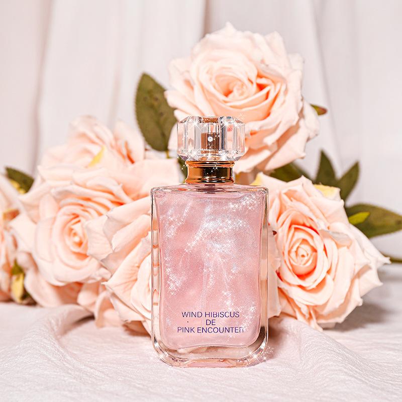 Pink Encounter Fragrance Perfume Ladies Lasting Light Fragrance Fresh Natural Quicksand 50ml