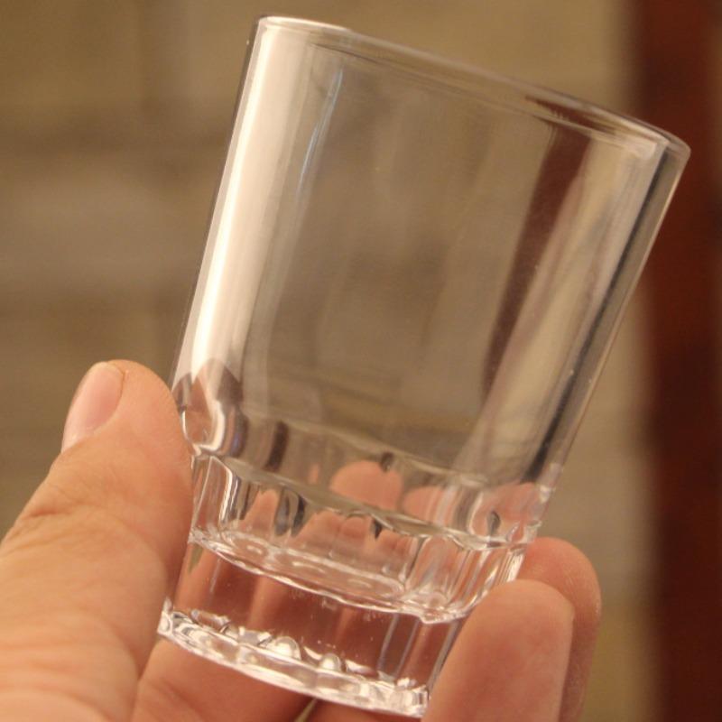 90ml Simple Transparent Daily Drinking Companion Suitable for Home Transparent Texture Glass Cup Classic Transparent Glass Cup