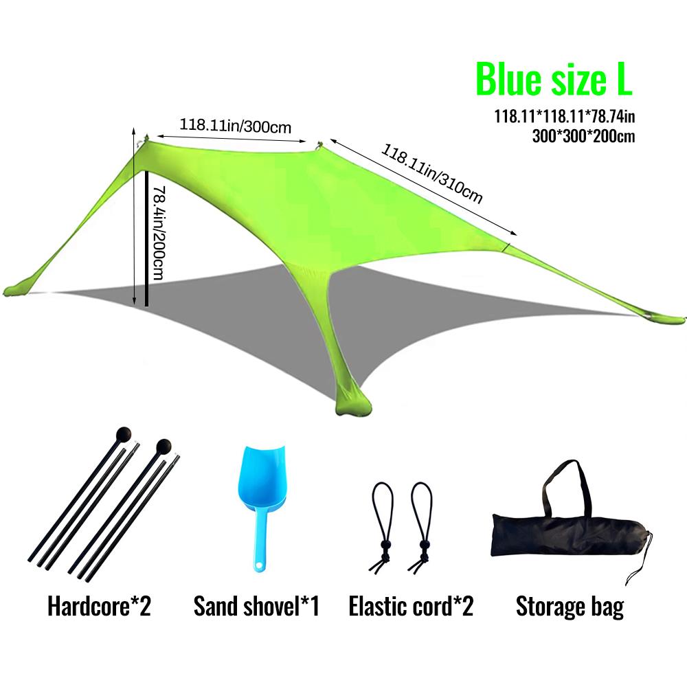 Hot Sell Portable Lycra Beach Canopy Tent UV Protection Sunshade Easy Setup Outdoor Shelter for Camping Picnic Fishing shelter