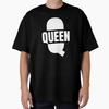Queen For Her Essential Inspiration Joy Mood Hen Party Girl Power Oversized T-Shirt