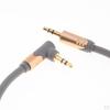 Cable 90 ° Angled 3.5mm for PC Laptop Mobile Phone Smartphone Tablet, Length Can Be Selected