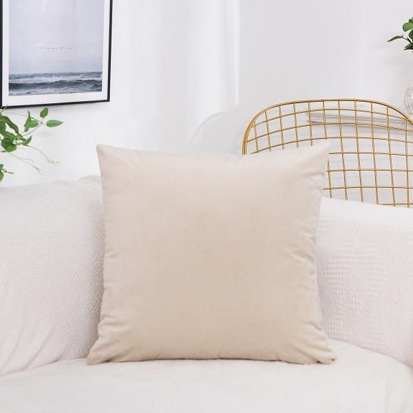 Solid Velvet Pillow Cushion Cover Home New Year Decorative 40*40/45*45/50*50/55*55/60*60cm Kussenhoes Housse De Coussin Cojines