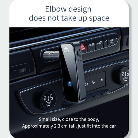 C28 Bluetooth-compatible 5.0 Transmitter Receiver 2 In 1 Adapter with 3.5mm Port for Car TV