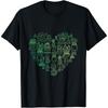 Succulent Cactus Succa Lover Heart Gift Men Women Gardener T-Shirt