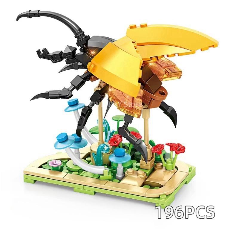 

Мир насекомых Город Творчество Животное Бабочка Богомол Стрекоза Жук Строительные блоки Игрушки Украшения для рабочего стола Кирпичи Дети Подарок