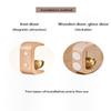 Dopamine Wind Bell Magnetic Suction Door Glue Free Wind Chimes Entrance Doorbell Reminder Walnut Wood Wind-bell Home Decor