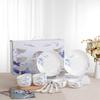 ZISIZ Bone China Ceramic Tableware Set