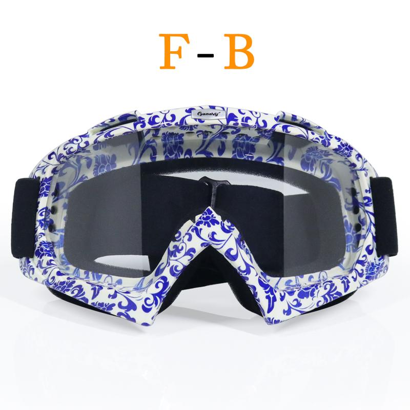 New Arrival High quality transparent Sport racing off road motocross goggles glasses motorcycle dirt bike Clear Lenses2