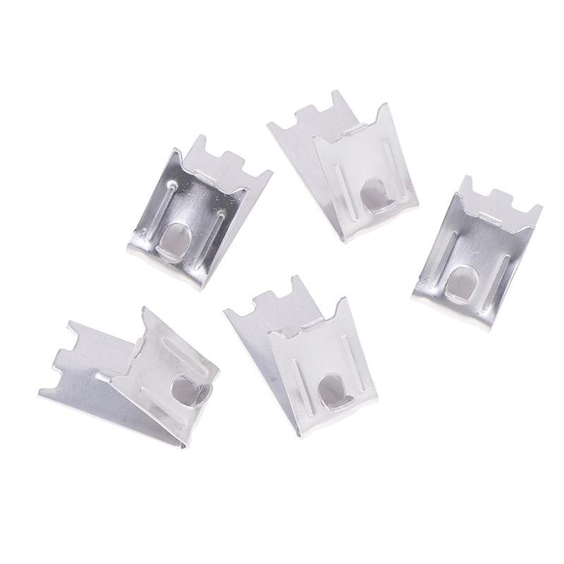 5Pcs 304 Stainless Steel Refrigerator Shelf Support Clamp Commercial Freezer Shelf Clips Bracket Shelves Parts Home Accessories
