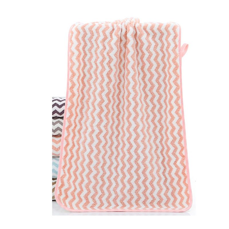 35x75cm Coral Velvet Polyester Brokátový ručník Měkký savý Pohodlný dárek Bytový textil Koupelnové potřeby