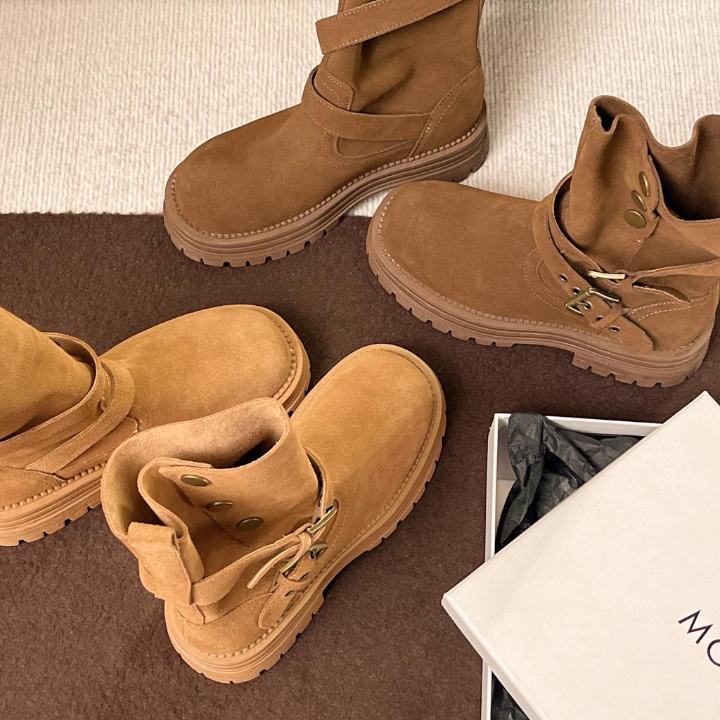 thick-soled Martin boots women's new autumn retro versatile two wear small thin boots short boots
