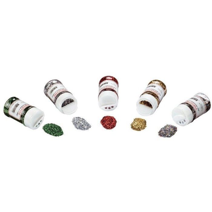Paillettes scintillantes - OZ INTERNATIONAL - MFB98-RG - Rouge - Pot de 50g - Faciles à coller