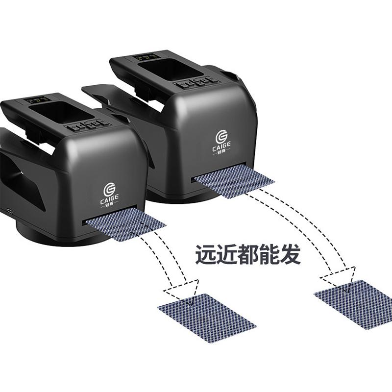 360° Rotating Automatic Card Shuffling Dealing Machine 2 in 1 Electric Poker Card Shuffler Device 4000mAh Poker Games Dispenser