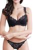 Bra and Shorts All XL Size [Arylcho] Set, Cute, Lace, Sexy, See-Through, Lingerie, Underwear, Women, Black,