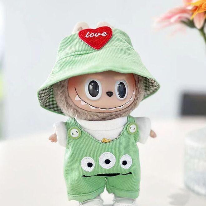 17cm La Boo Boo Blind Box Dinosaur & Shark Keychain In Cute Bee Costume