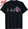 Heartbeat From Real Huunisex Heart Medical Anatomical Tshirt Harajuku Casual Unisexs And Unisexs 100 Cotton Shortsleeved Shirt