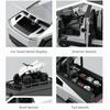 1/24 Scale Tesla Pickup Camping RV Car Model Diecast Metal Toy Vehicles Car Model Sound Light Collection Kids Toy Gift