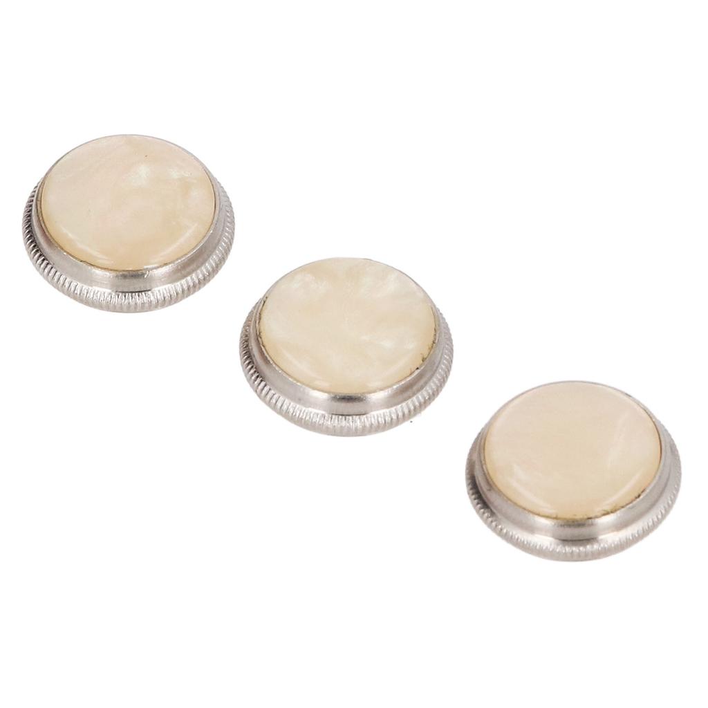 3Pcs Saxophone Finger Buttons Metal Alloy Steel Sax Replacement Parts Accessories