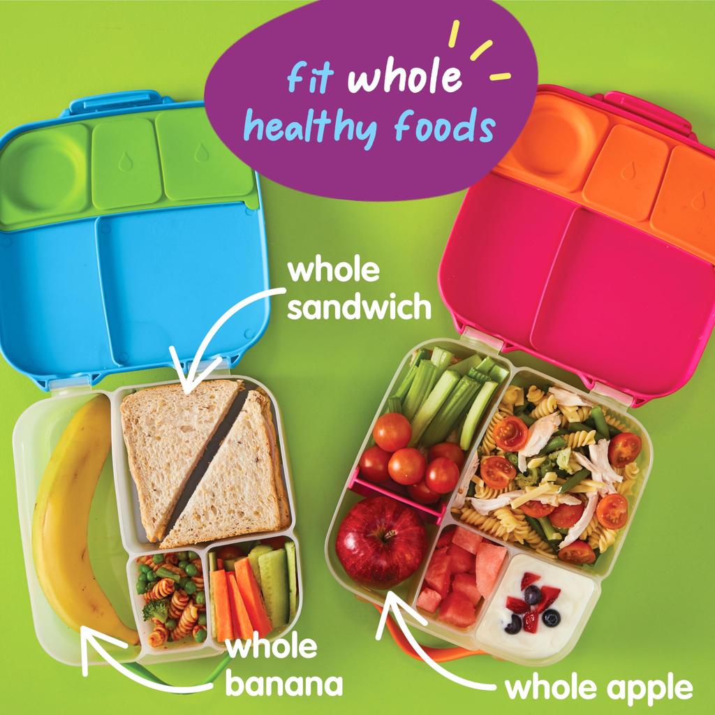 Lunch Large Capacity Perfect for Serves Includes Ice Dishwasher Safe b.box Box, (2L), Picnics, 3-4, Leak-Resistant, Packs, [Authentic b.box Product]