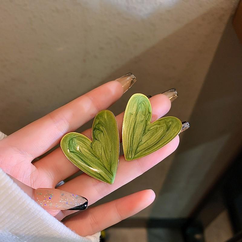 Silver Needle Monet Garden Drip Earrings French Court Style Exquisite Stud Earrings Design Sense Niche Light Luxury Earrings