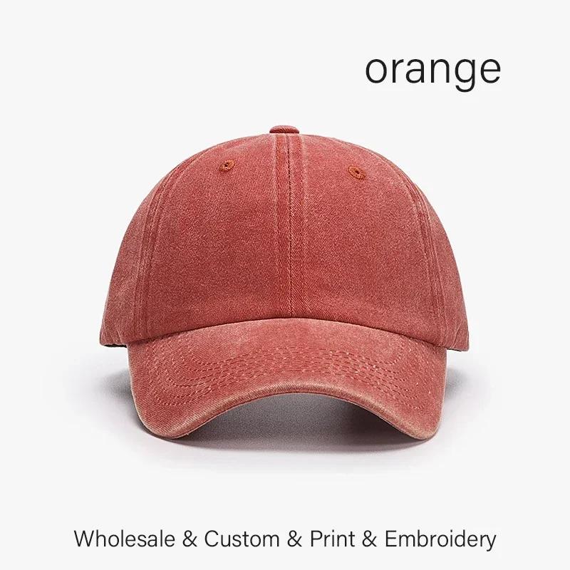 Casquette de baseball rétro SLECKTON avec logo brodé personnalisé pour hommes et femmes, design DIY, lettre, impression graphique personnalisée, vente en gros