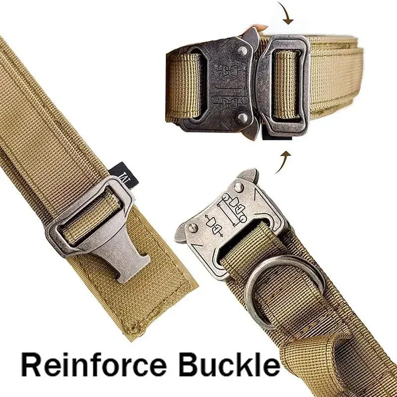 Collare Tattico per Cani Stile Sportivo Outdoor Collare Utilizzabile per Cani di Taglia Media e Grande con Capacità di Trazione per Addestramento Cani