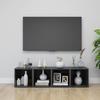VidaXL TV Furniture 4 Pcs Glossy Grey 37x35x37 Cm Chipboard