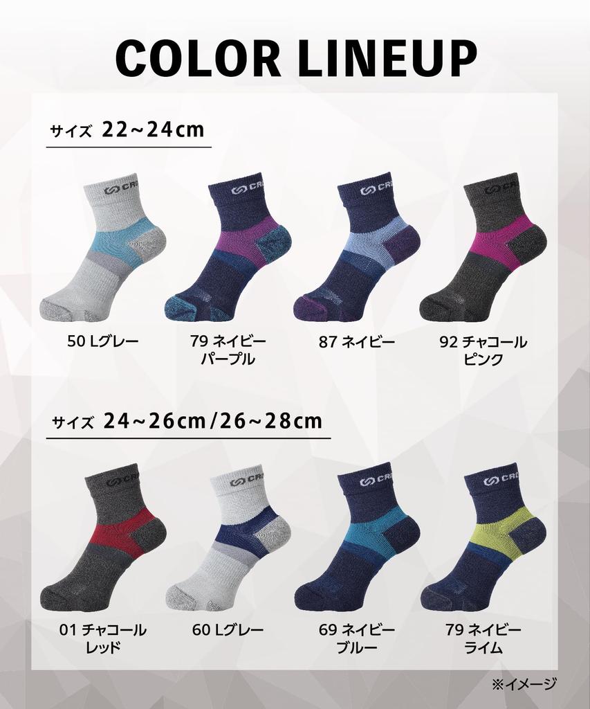 Okamoto CROSSPRO Trekking CORDURA Combat Arch Taped Cushioned for Outdoor and Trail Navy x Sizes 1 Pair Socks, Wool, Panel, Construction, Sole,