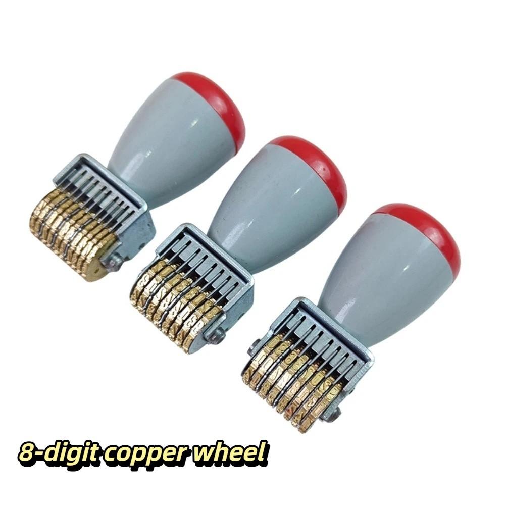 8 Digit Metal Number Stamp 10 Digit Time Coding Stamp Long-Lasting Date Stamp  Daily Office Sorting 8