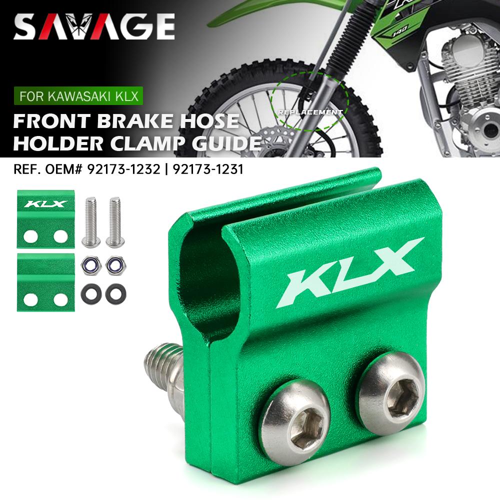 

Зажим для переднего тормозного шланга для KAWASAKI KLX140/G/L KLX150L KLX450R KLX 140 150, аксессуары для мотоциклов, держатель тормозного троса, линия