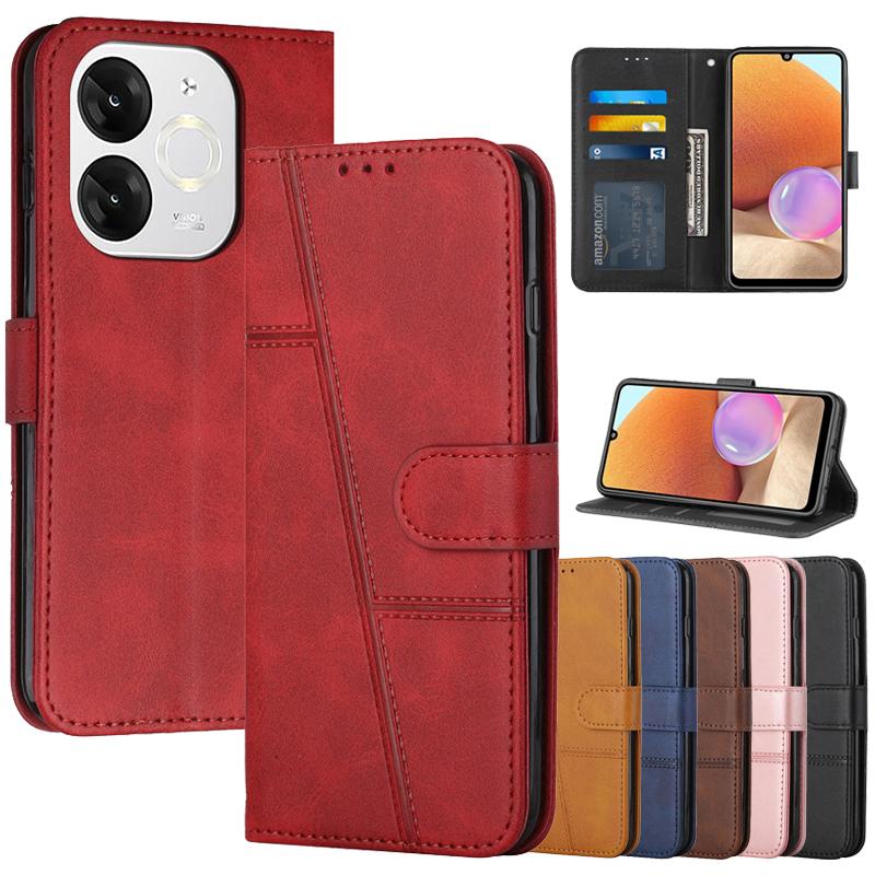 Leather Flip P65 P671L Case On For Itel A90 A95 A80 A70 A60 A60S A50C S25 Ultra 5G Magnetic Cases Stand Wallet Phone Cover 2025
