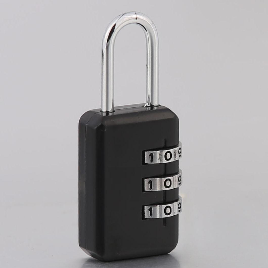 Zinc Alloy Combination Padlock чёрный
