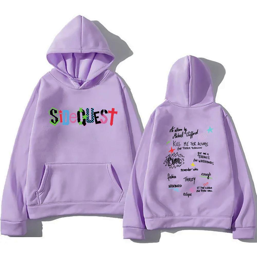 5 Seconds of Summer Michael Clifford Hoodie 2025 Album SIDEQUEST Herren/Damen Hoodies Harajuku Winterkleidung Pullover Sweatshirt