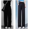 Large Size Pregnant Women's Summer Ice Silk Thin Loose Straight-leg Casual Pants 200 Catties Fat Mm Wide-leg Pants