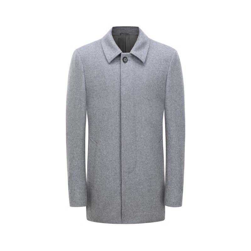 YOUNGOR Men's Autumn/Winter Wool Blend Overcoat
