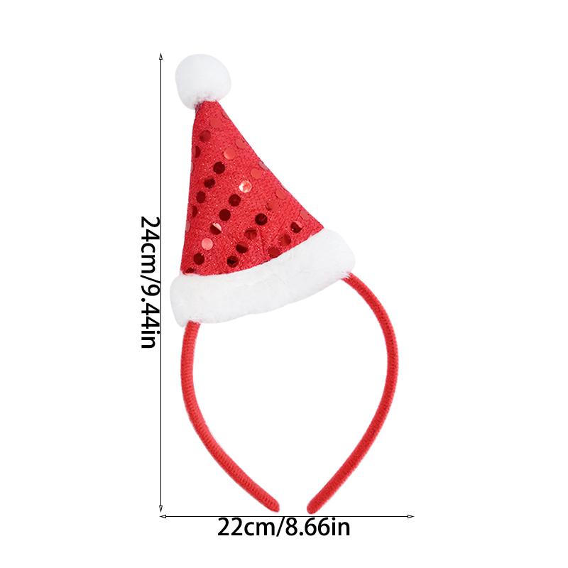 Fascia per capelli natalizia per bambini, adulti, Babbo Natale, alce, albero di Natale, accessori per capelli, accessori per foto, decorazioni natalizie, regali di Capodanno 2025