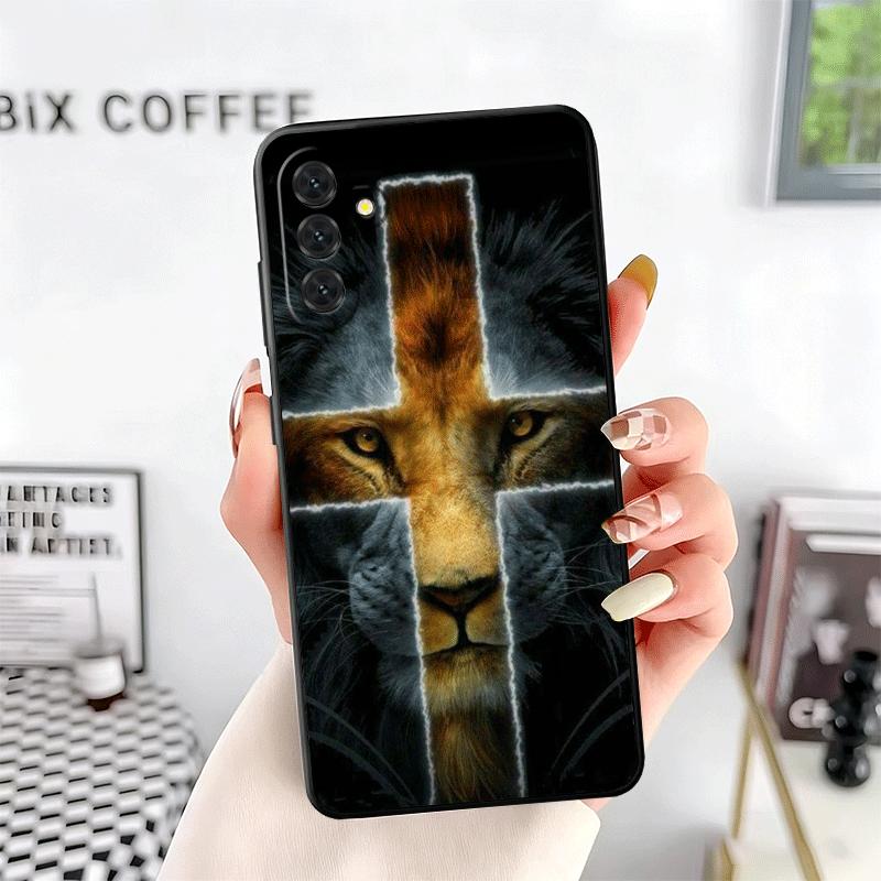 God Jesus Pray Cross Bible Soft Phone Case for Samsung A17 A37 A57 A16 A26 A36 A56 A15 A25 A35 A55 A14 A24 A34 A54 A13 A23 A33 A