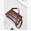 Versatile Single Shoulder Messenger Bag Cowhide High-quality Niche Baguette Bag High-end Underarm Bag Women's Bag