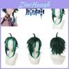 Genshin Impact Xiao Cosplay Wig Inky Blue Gradient Heat Resistant Perfect For Halloween Parties!