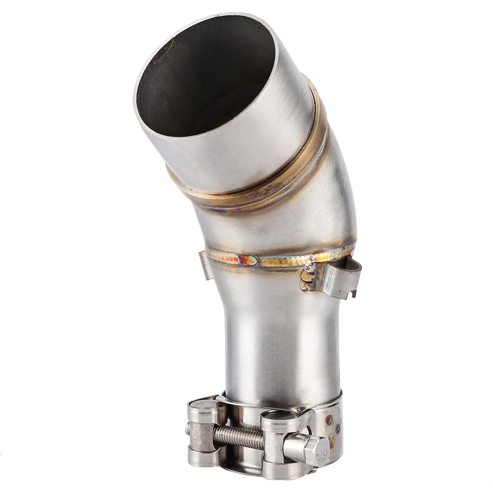 Motorcycle Slip-On Dispenser Tube Pipe Adapter Connector for R25 R3 2013-2016, Stainless Steel, High Performance, sy Installation, Improved Sound
