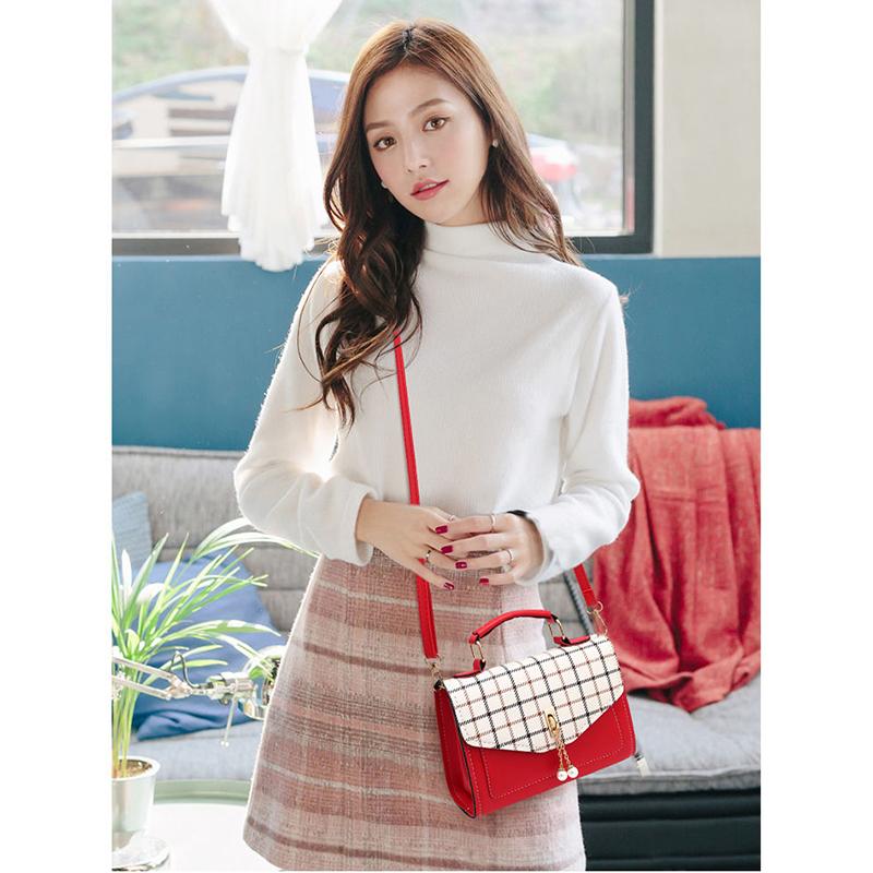 Women's Bag, One Shoulder Crossbody, Portable Small Square Bag, Simple for Students