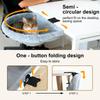 Soft Plush Desk-Mounted Cat Hammock Bed Adjustable Clamp-On Kitten Sleeping Nest Cozy Cat Perch for Workstation & Gaming Desk