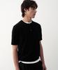 Jeilium Revo Summer Essential Henley Neck Half Knit Black (Dry Touch)