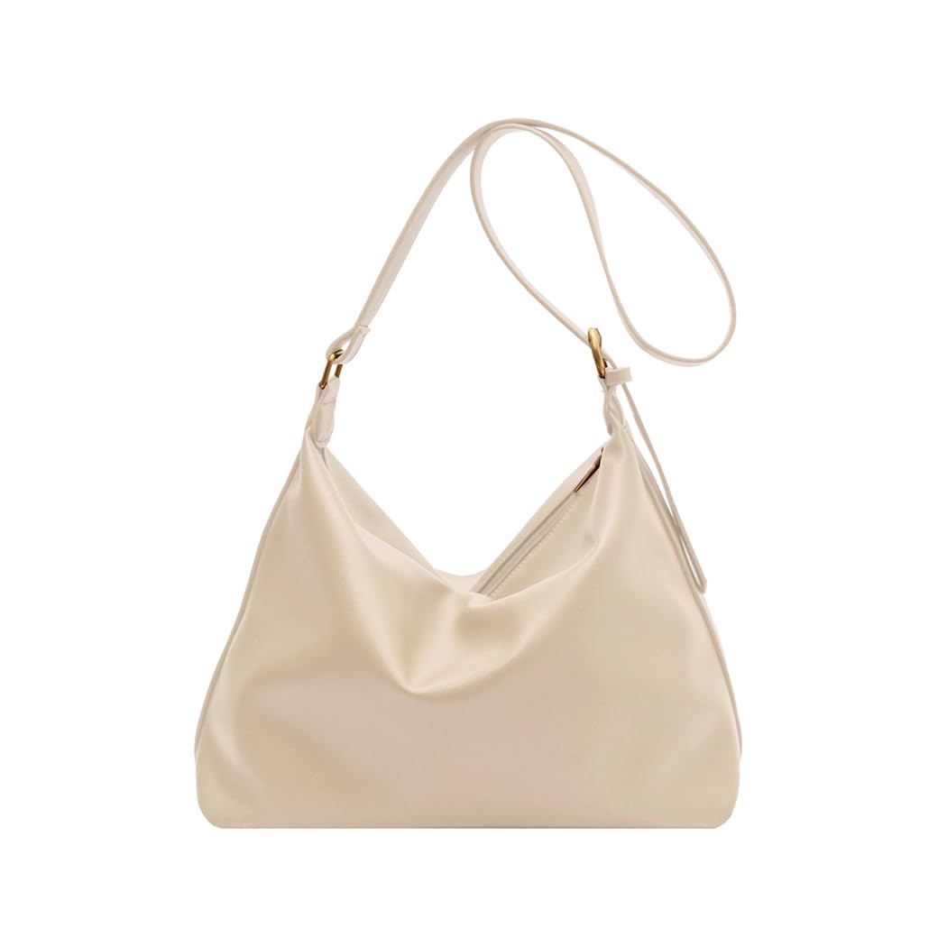 

Gisele Women s Large Capacity Tote Bag, Lightweight, Crossbody Shoulder Bag, A4 Size, Leather-Look PU Leather, Perfect for School or Commuting,