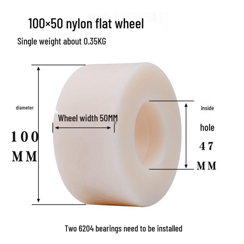 Transpalet Hidraulic Roți Nailon și Miez de Fier Accesorii Stivuitor PU